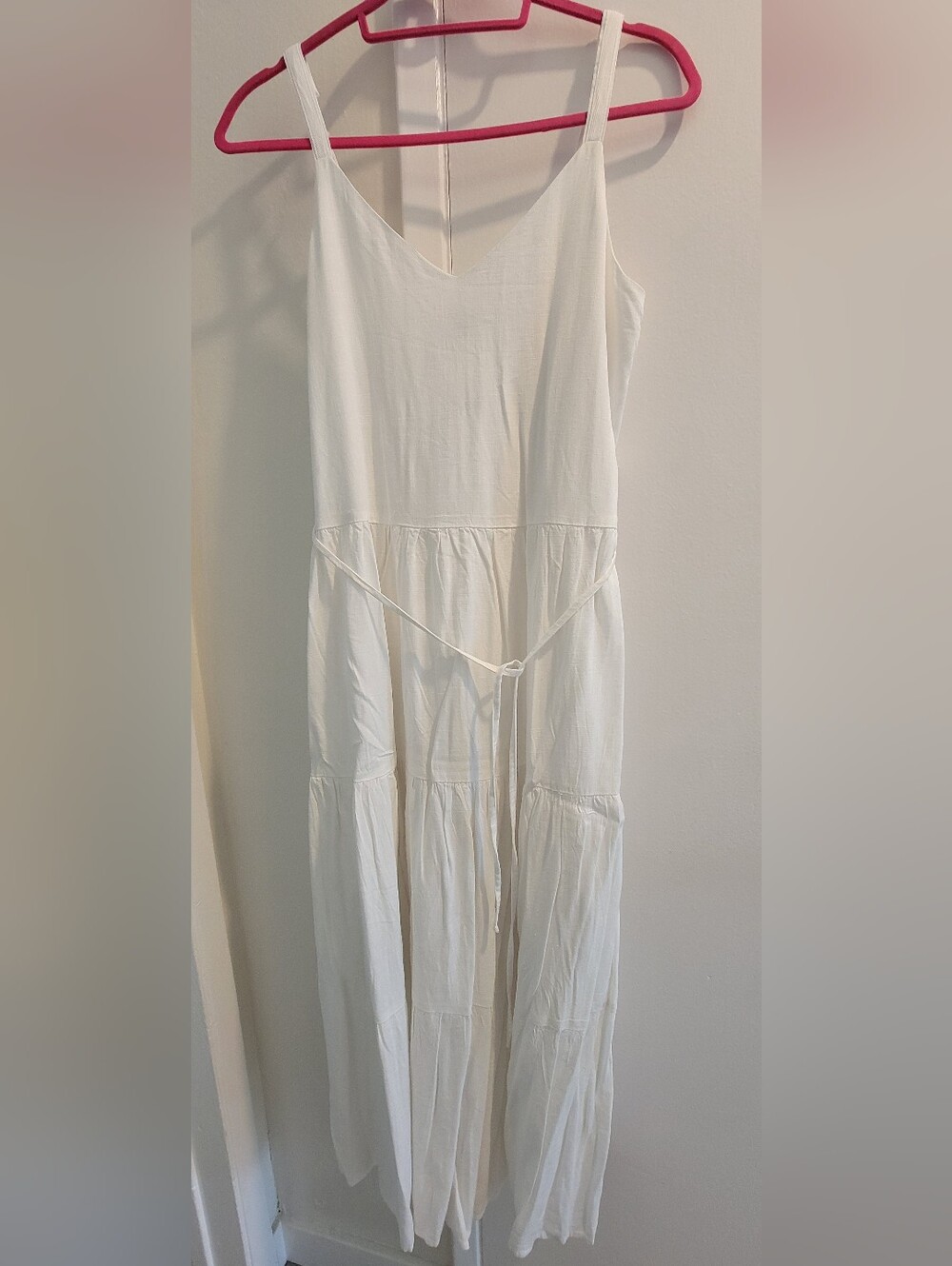 NWT Women’s Splendid White Dress with Waist Tie S
